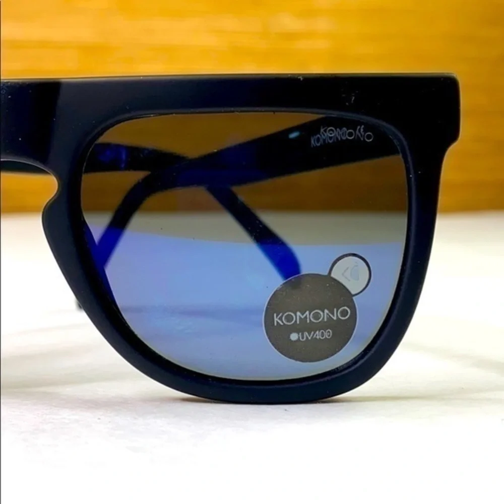 New Komono Men’s Bennet Midnight Blue Sunglasses